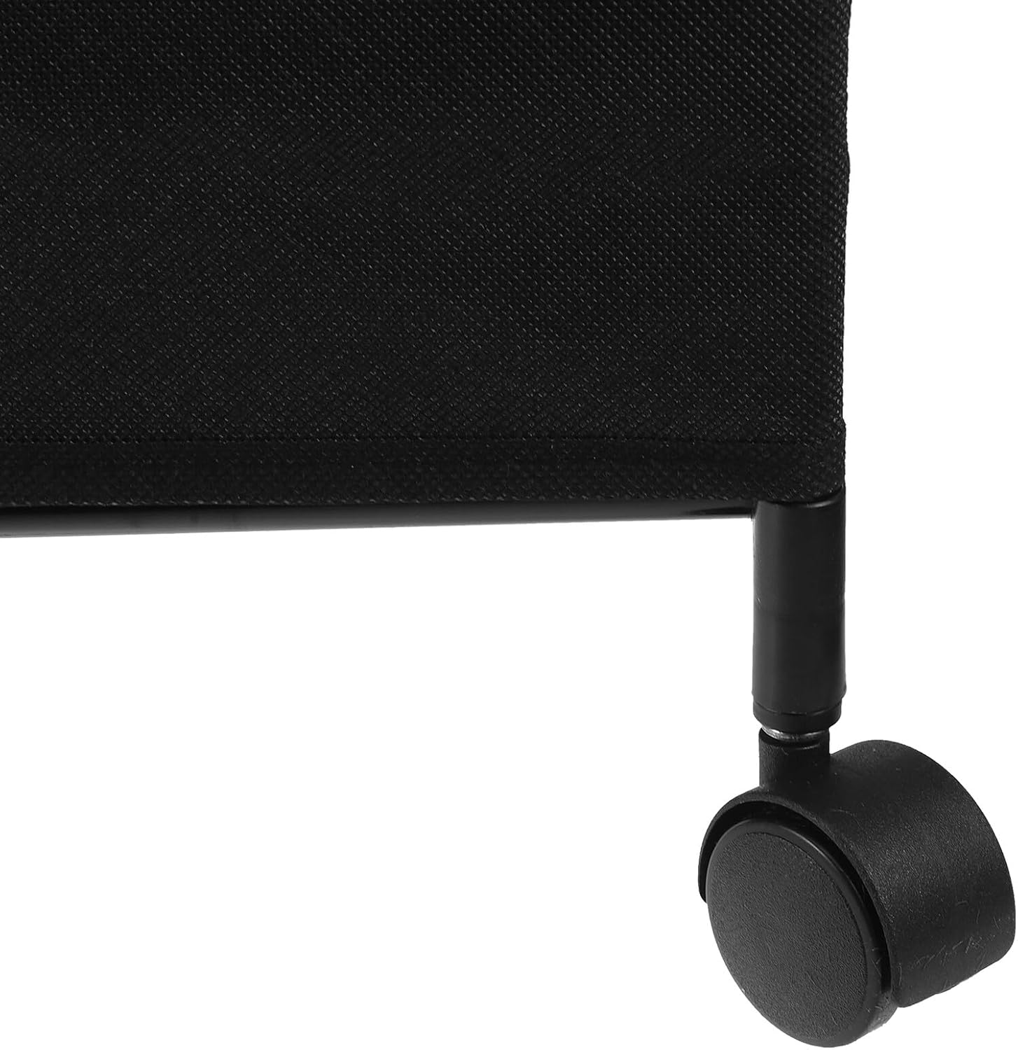 NUOBESTY Underbed Storage Organizer Bin with Wheels and Lid, 30cm High X 57cm Long, Vintage Black, Rolling Underbed Storage for Shoes, Blankets, Clothes, and Books