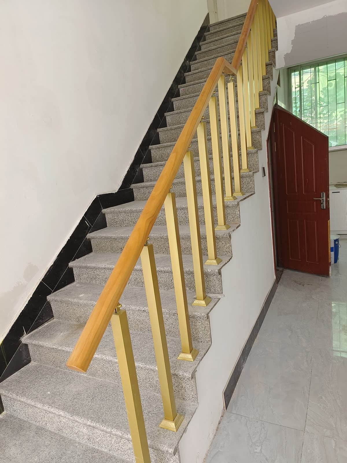WAHHWF Metalen balusters spil voor trap, trap binnen buiten moderne