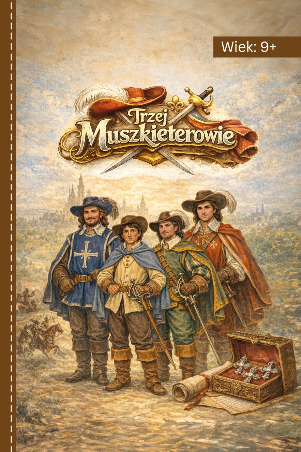 Trzej muszkieterowie: Porywająca przygoda o przyjaźni, odwadze i lojalności - opowiedziana z myślą o dzieciach od 9 lat