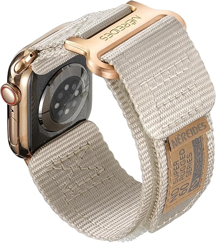 Vista 39 de Nereides Compatible con Apple Watch Series 11 Band Series 10/9/8/7/6/5/4/SE/SE2/SE3, correa deportiva de nailon con diseño tejido para 1.654 Al Aqua
