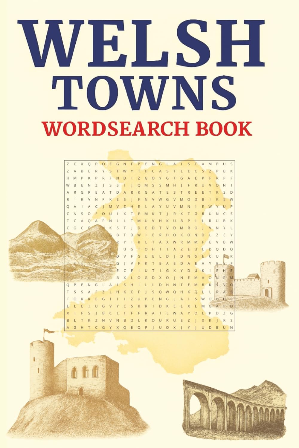 Welsh Towns Wordsearch book: Your Perfect Companion for Travel, Rainy Days, and Quiet Moments or as Gift