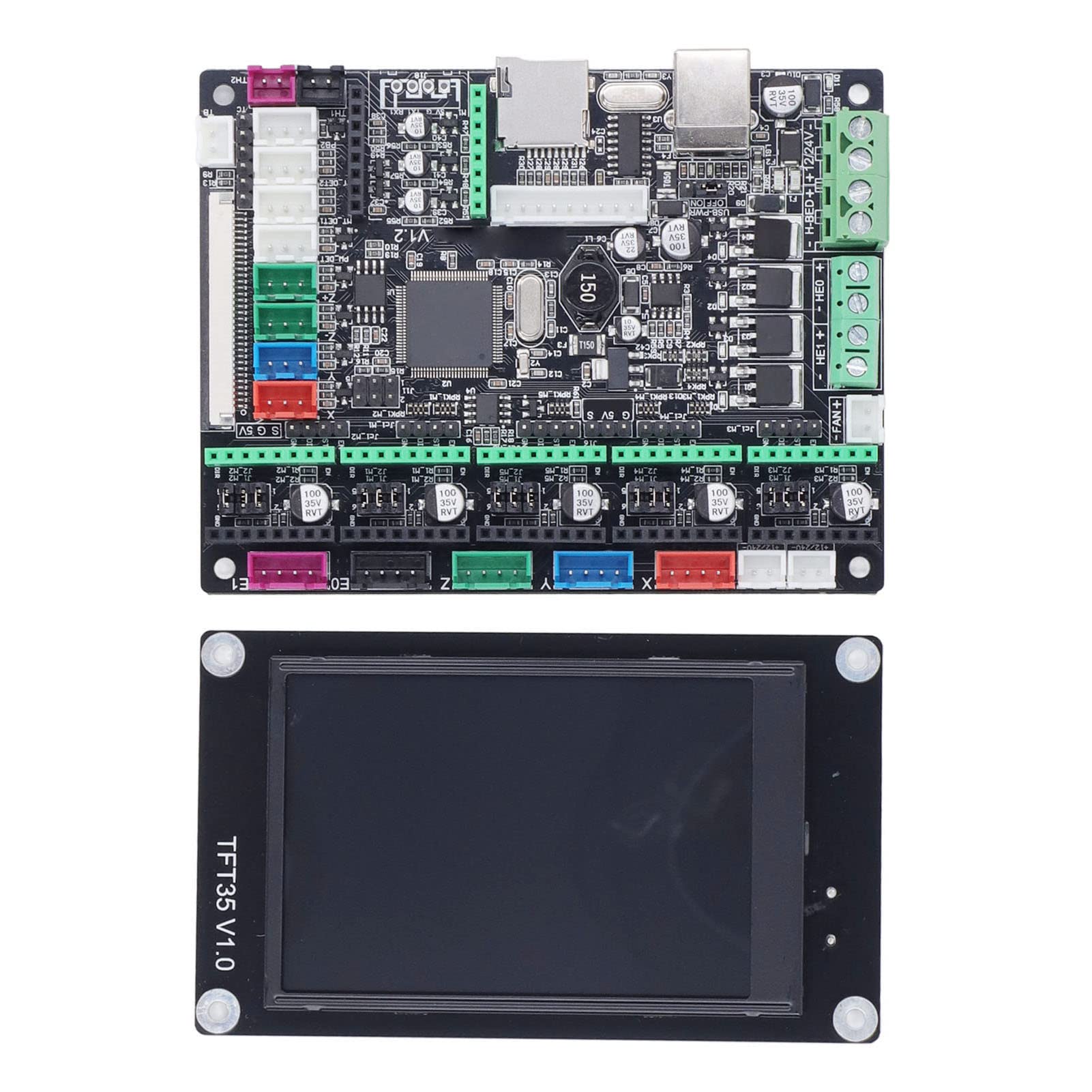 3D -Drucker -Motherboard, Arm 32 -Bit -Hochgeschwindigkeits -Chip mit TFT35 Touchscreen für XYZ Kossel Corexy -Maschinen