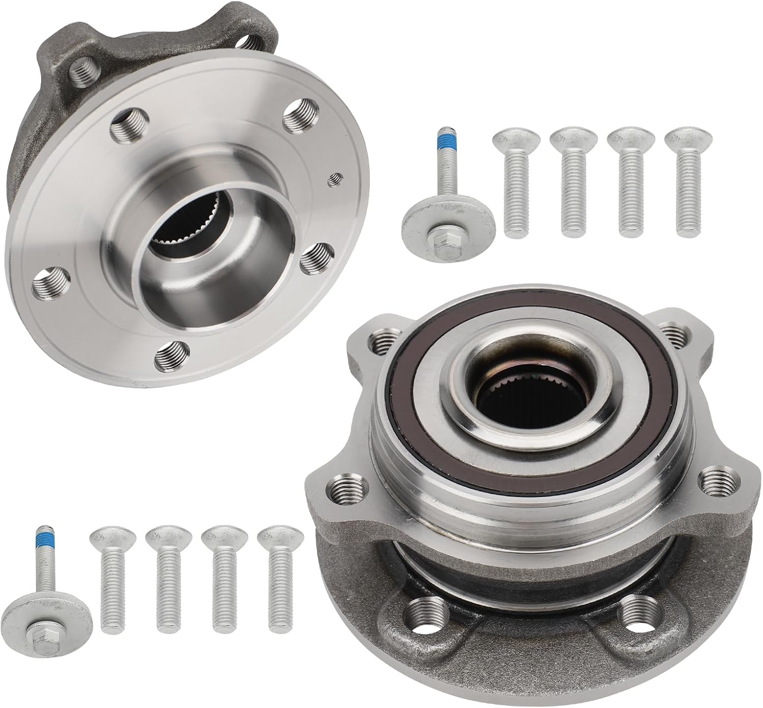 IRONTEK 512576 Front or Rear Wheel Bearing and Hub Assembly Compatible for Volvo 2019 S60/ 2017-2019 S90/ 2019 V60/ 2018-2019 V90/ 2017-2019 V90 Cross Country/ 2018-2019 XC60/ 2016-2019 XC90 1PCS
