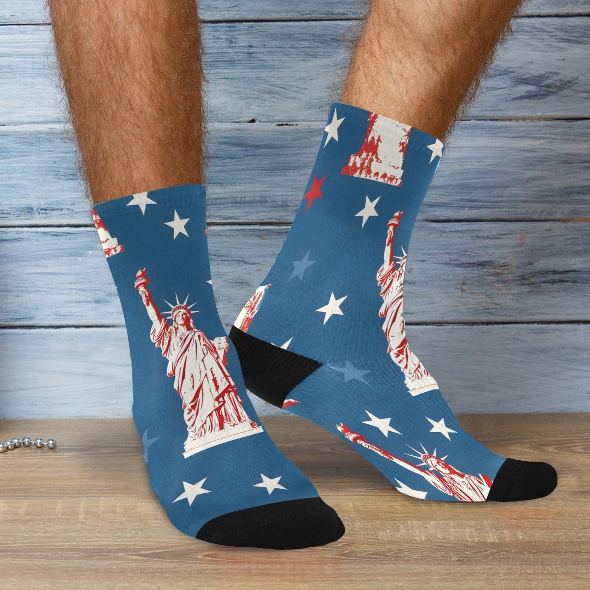 senya Women's Crew Socks Flower Gnomes Soft Funny Athletic Socks