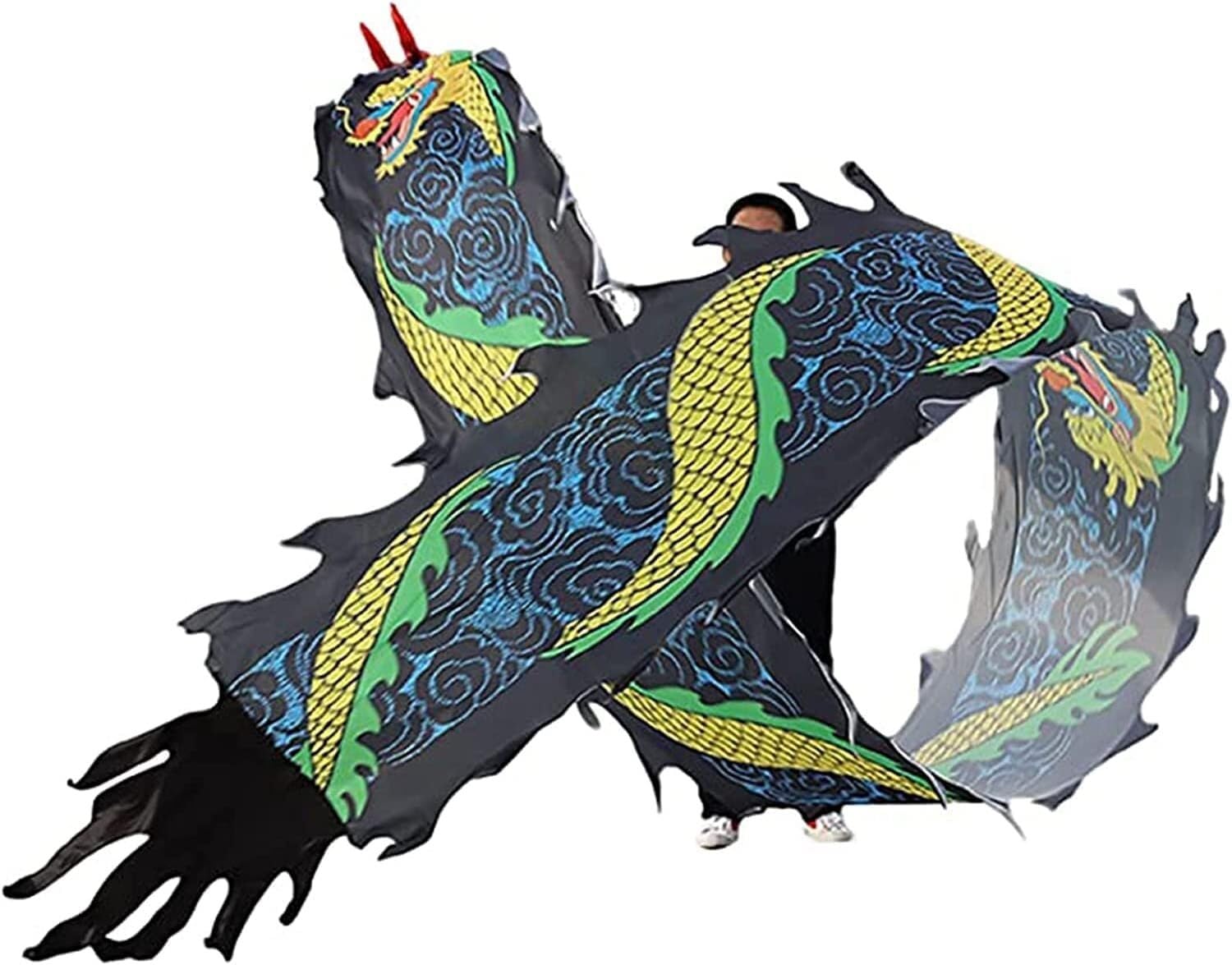 Serpentins en soie de dragon dansant ruban 8m pour danse artistique
