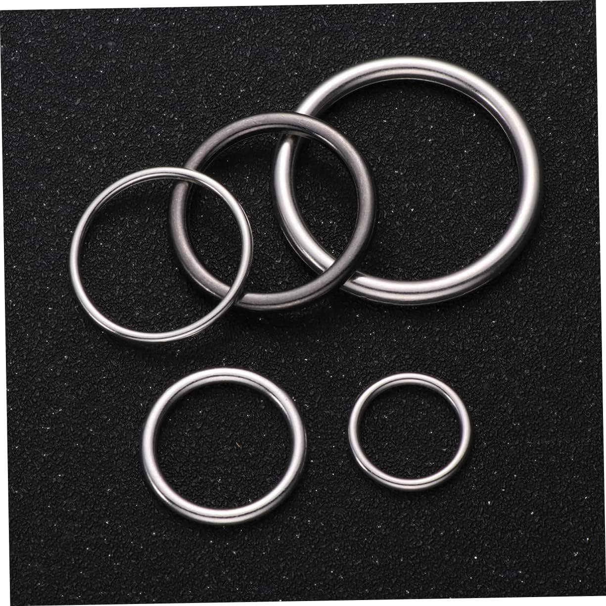 STOBOK 100pcs Jewelry Making Supplies Silver Split Rings DIY Jewelry Kit Round Closed Rings