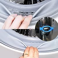 Vista 5 de Soporte para puerta de lavadora, previene la humedad y el moho. Ayuda a que tu lavadora se seque correctamente para evitar olores (gris oscuro)