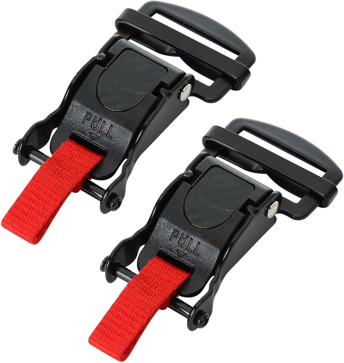 Helmet Quick Release Buckle Kit Stainless Steel Ratcheted Chin Strap Adapter for Motorcycle Helmets Easy Installation