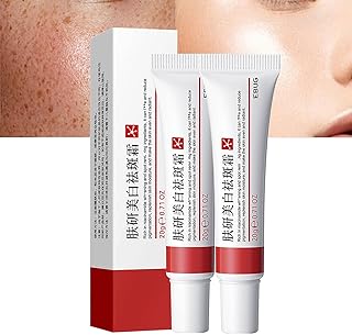 YP 2 PCS Crema Para Manchas Oscuras En La Cara Reducción de Manchas & Unificación de Tono - Tratamiento con Vitamina C y Extracto de Regaliz - 20g/0.71 Fl Oz