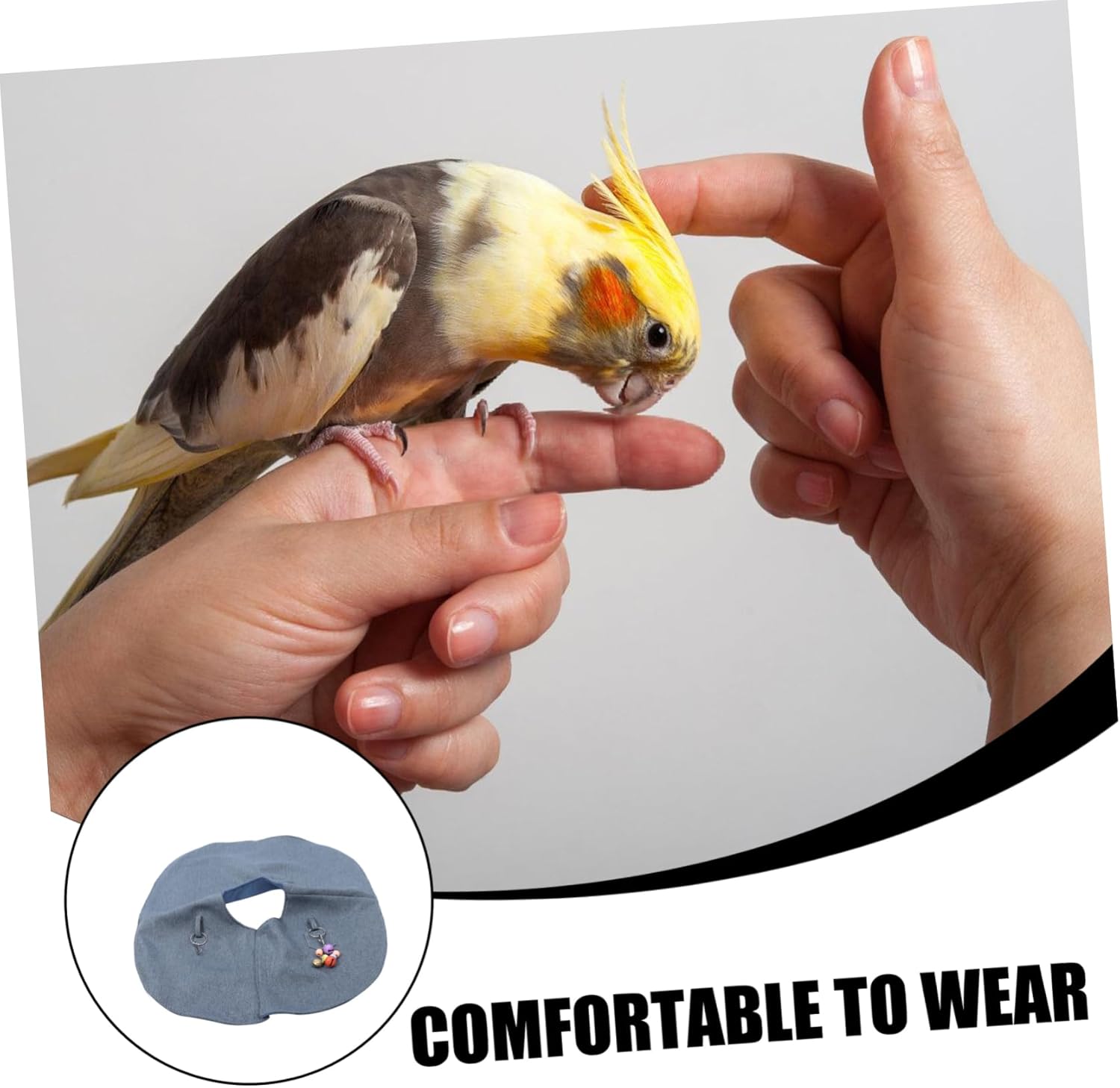 DOITOOL Scratch Bird Shawl Shoulder Cape for Parrot Training Pet Clothing Shoulder Protection Shawl