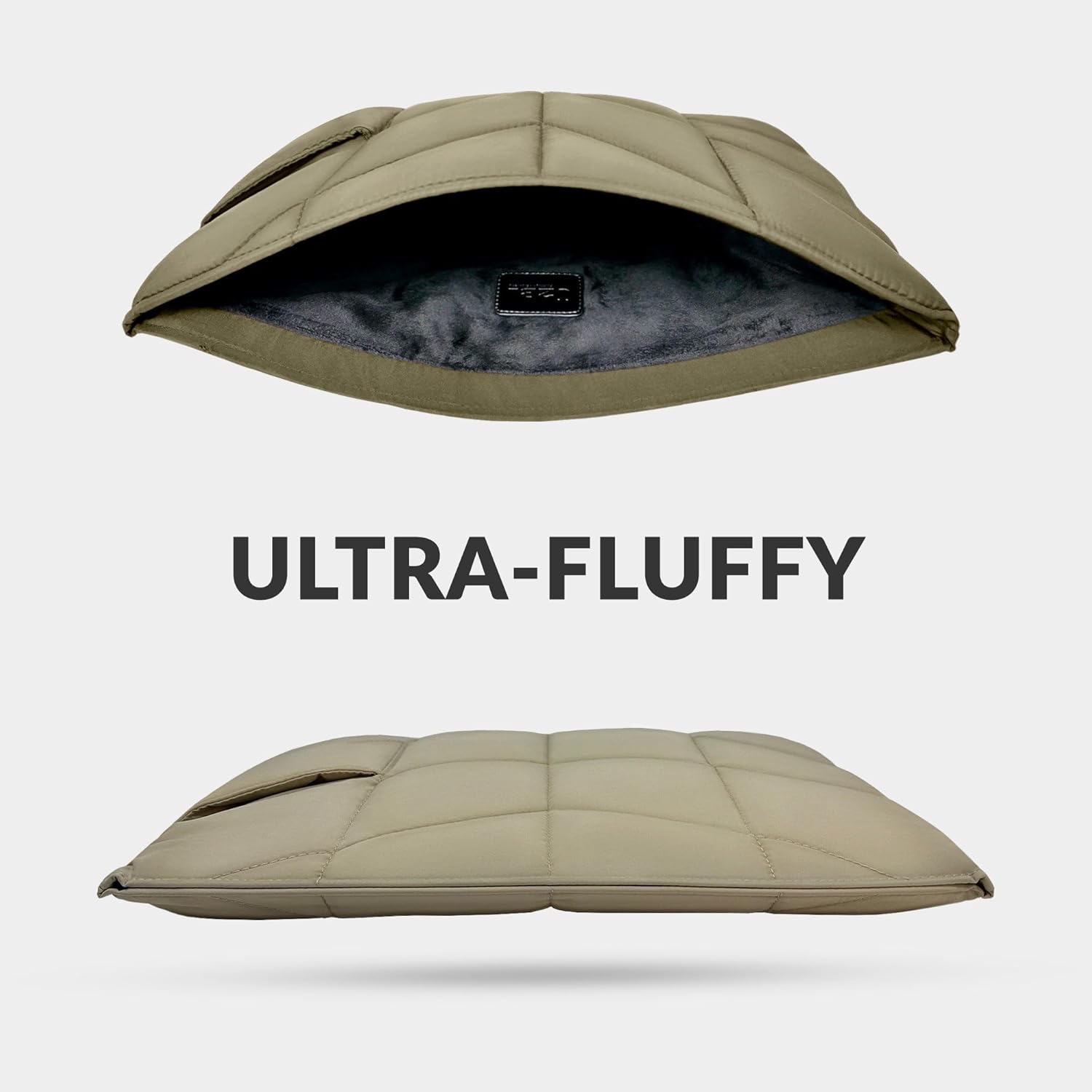 UZBL Puffy Laptop Sleeve 15-16 inch, Puffer Laptop Carrying Case for Women, Pillow Case Compatible for MacBook Air 15 & MacBook Pro 16 M3, Diamond Stitched Sleeve