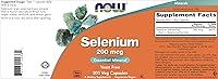 Vista 9 de Now Foods cápsulas de selenio 200 mcg, 300 unidades - L Selenometionina suplemento mineral para mujeres y hombres - Cápsulas vegetales, sin OMG