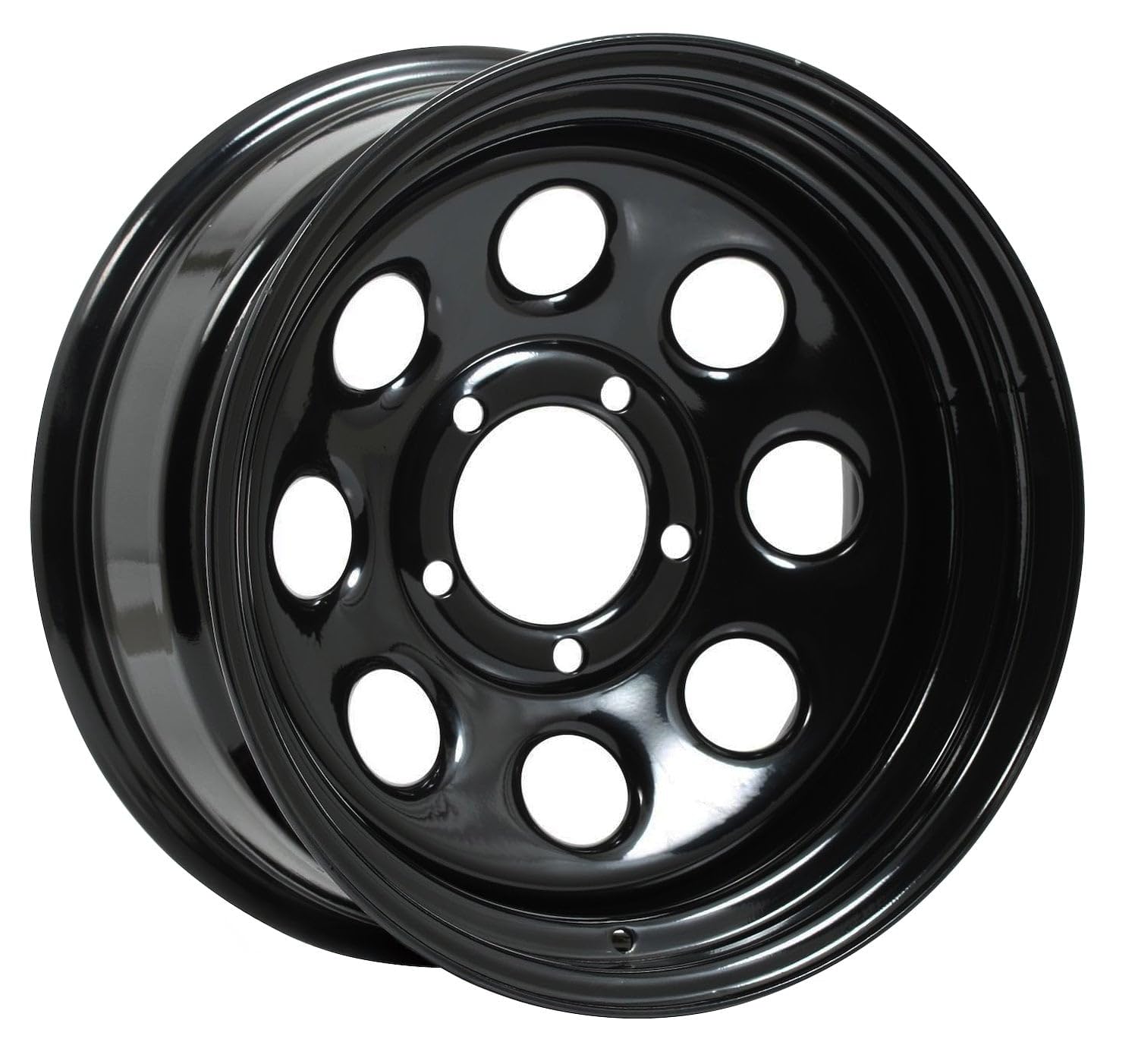 Vision 85 Soft 8 Black 17x8 Painted Finish