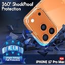 TheGiftKart Ultra-Hybrid Crystal Clear Back Case Cover for iPhone 17 Pro Max | Shockproof Design | Hard Back Cover Case for iPhone 17 Pro Max (PC & TPU, Transparent) gallery image