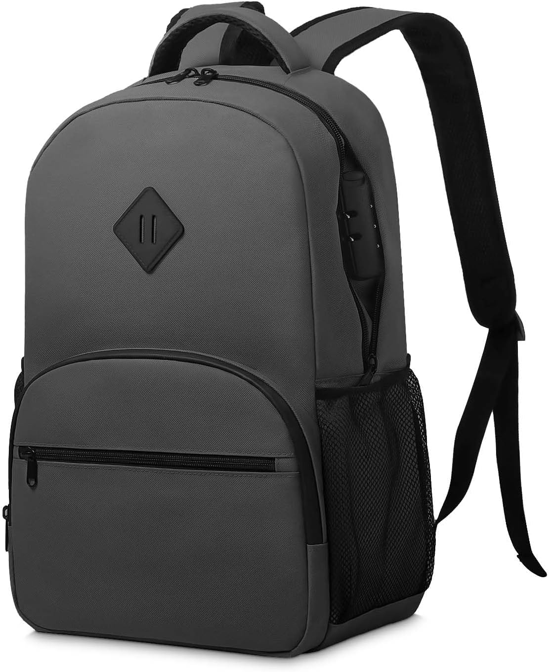 Smell Proof Backpack With Combination Lock, Double Sealed Zipper ClassicsSmell Proof Travel Backpack, Large Capacity Smell Proof Container Carbon Enduring, Great Gifts for Men Women