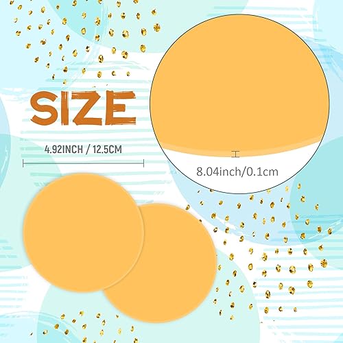 Miniatura 2 de Chuangdi 8 almohadillas de goma para abridor de tarros, posavasos redondos de 5 pulgadas, almohadillas de aislamiento térmico, antidesgarros