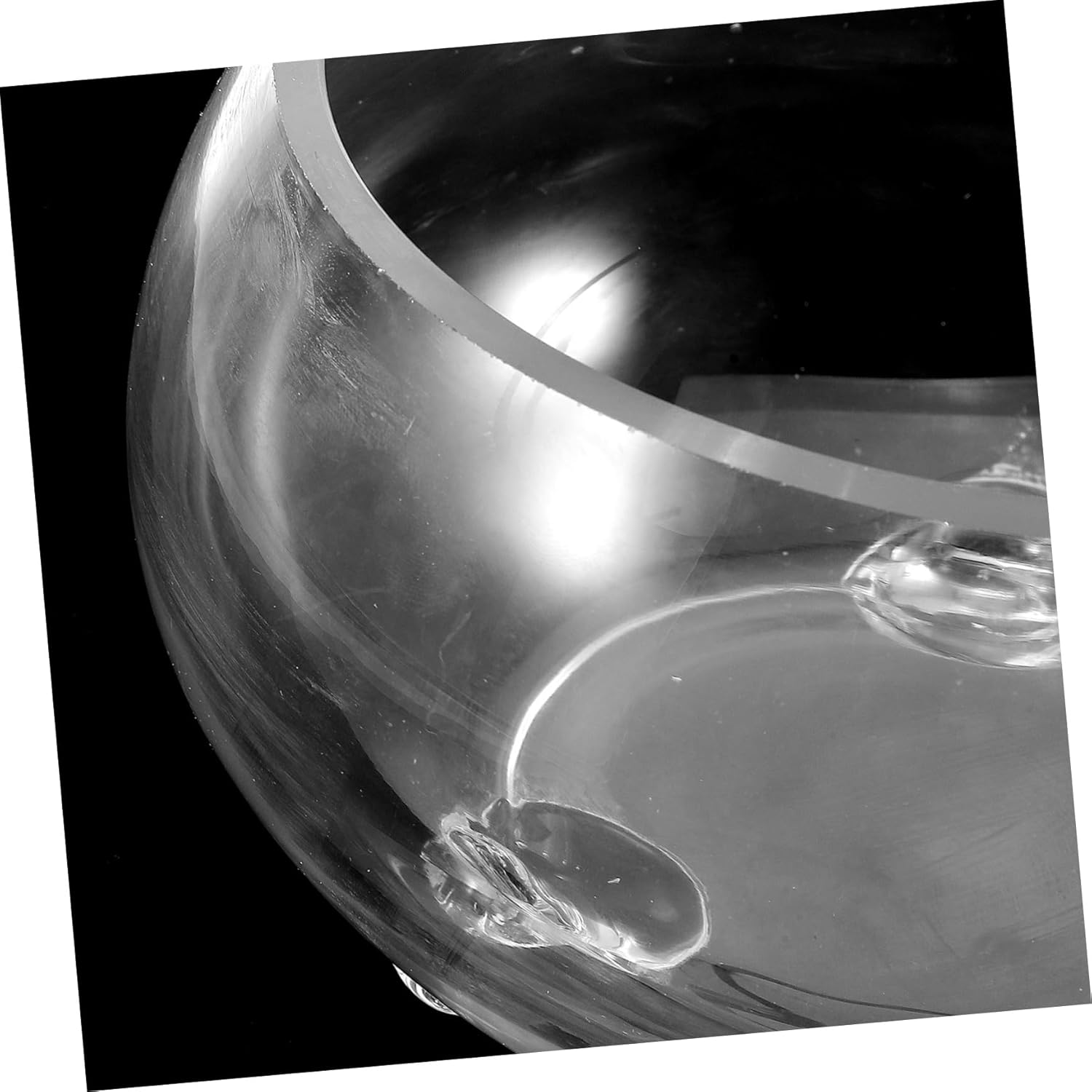 Glass Bubble Bowl Terrarium Planter Round Fish Bowl for Hydroponic Plants Creative Decorative Centerpiece for Home Wedding Easy Care Maintenance