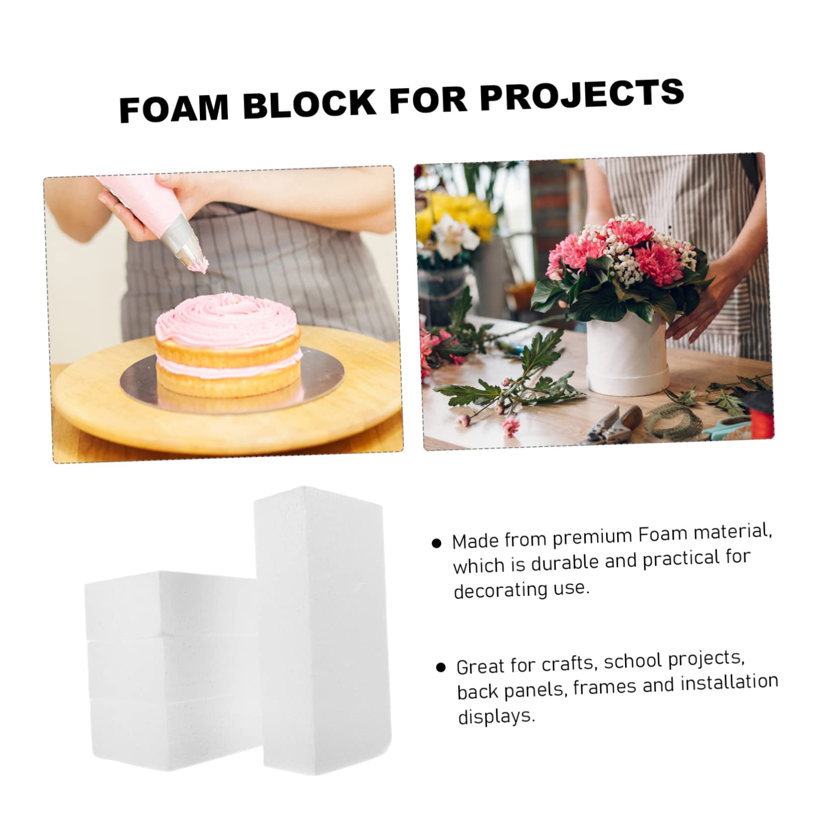 SEWACC 16piezas Bloques De Para Manualidades De Foam Para Decoraciones De Proyectos De y Escenografía