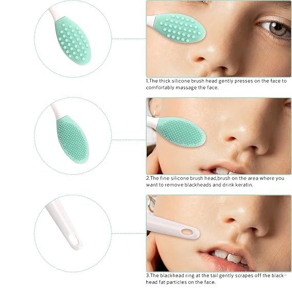 Silicone Lip Brush Double-sided Lip Brush Soft Tool