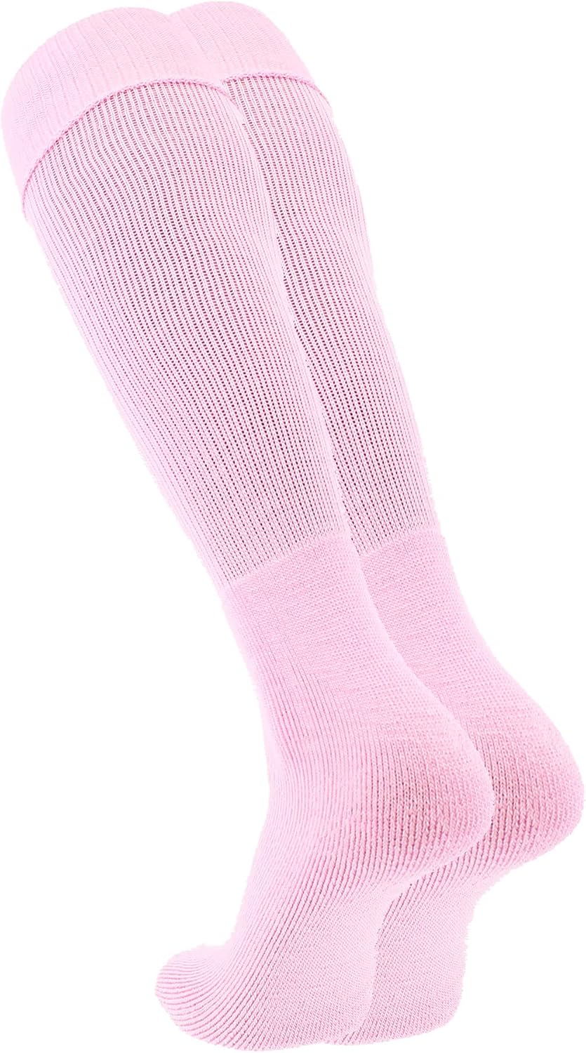 Soccer Socks Youth Toddler Adult Fold Down Top MS Multisport Tube Socks Pink Medium