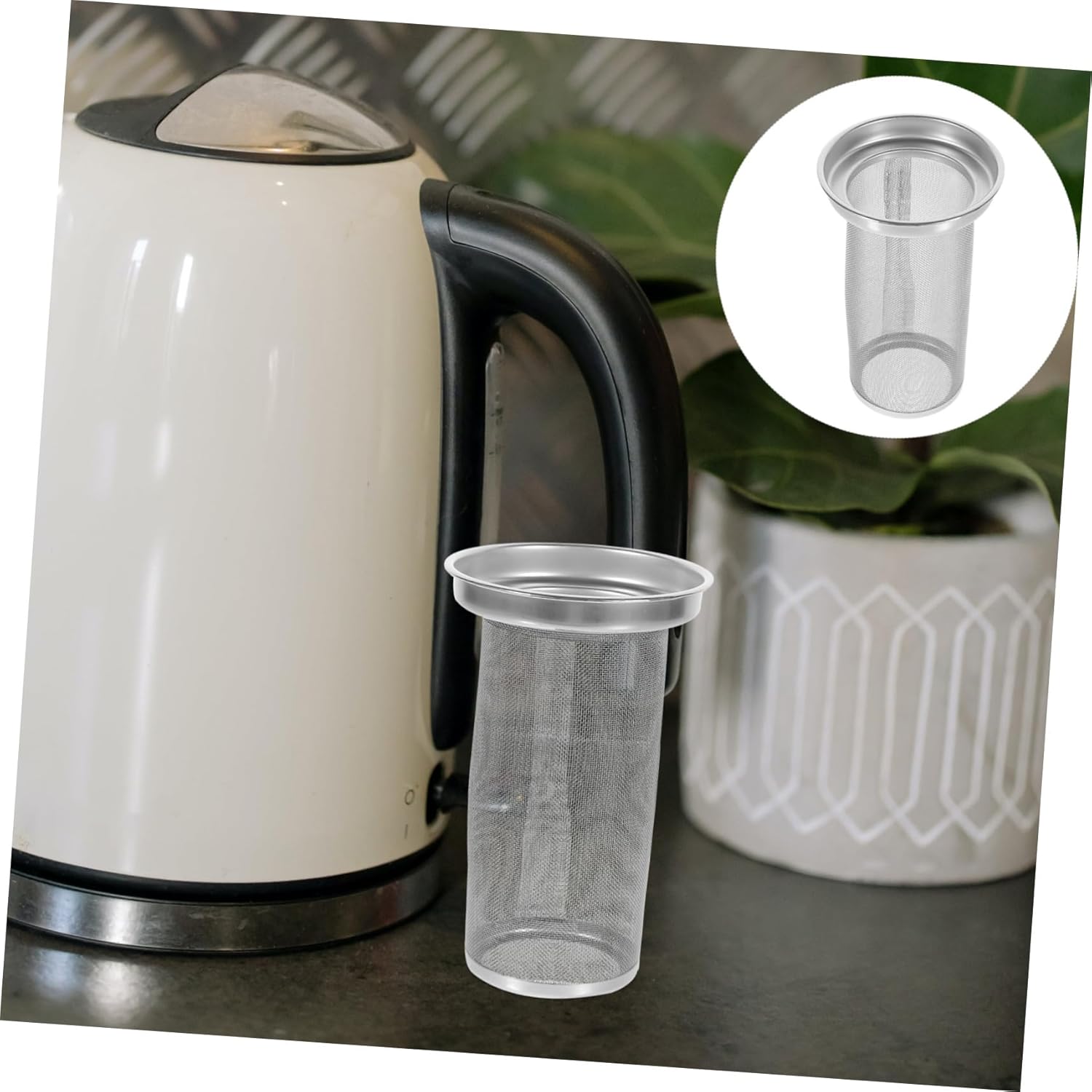 Ciieeo 5pcs Metal Teapot Strainer Tea Infuser Mesh Filter Tea Pot Supplies Home Infuser for Loose Leaf