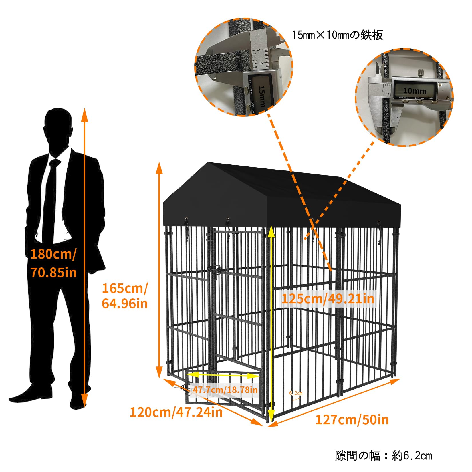 BingoPaw 扉付き 犬小屋 大型犬ケージ 屋根付きドッグハウス Lサイズ Amazon | BingoPaw 鶏小屋 屋外 雨よけ 扉付き 犬小屋 大型犬ケージ