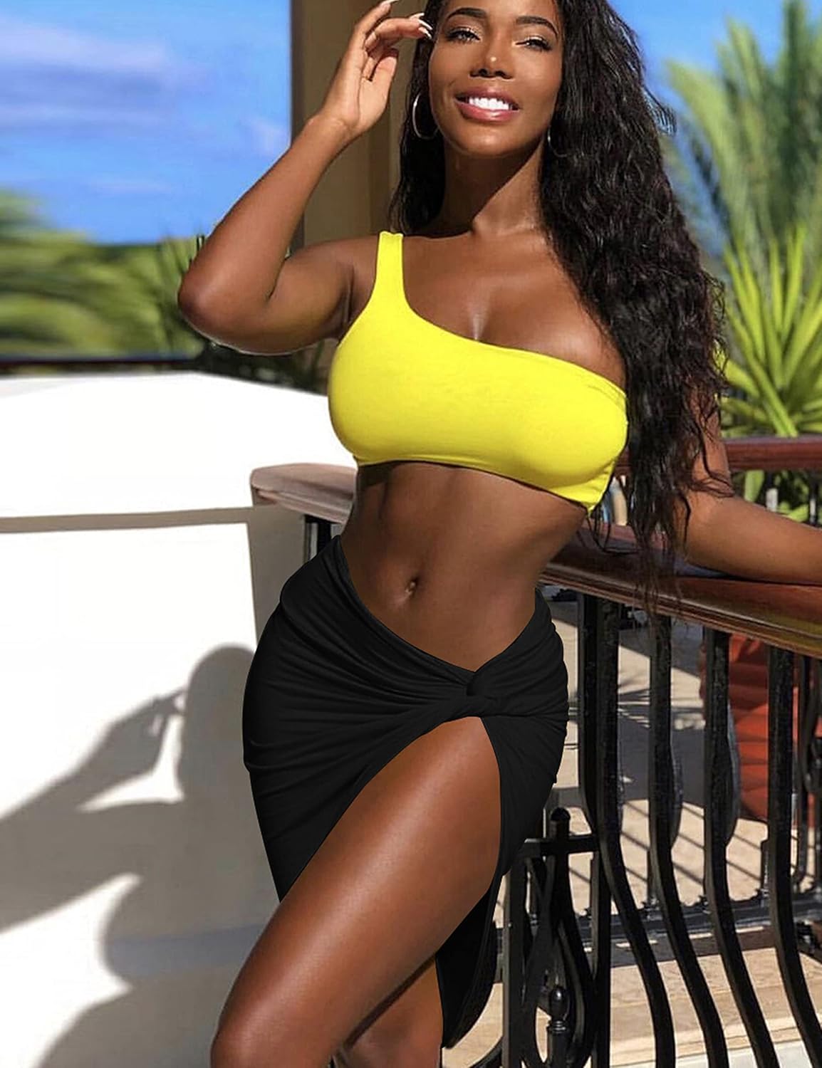 Mizoci Women's Swimsuit Coverup Beach Wrap Skirt Bathing Suit Bikini Cover Up for Swimwear - Image 6