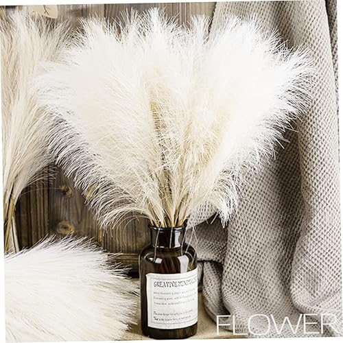 Miniatura 7 de Plantas artificiales y vegetación de hierba de pampa sintética de caña grande, decoración de hierba de pampa artificial esponjosa para decoración de