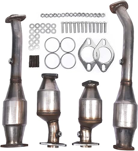 Miniatura 2 de GELUOXI Juego de 4 convertidores catalíticos compatibles con Nissan Frontier NV1500 NV2500 NV3500 Pathfinder Xterra Equator 4.0L