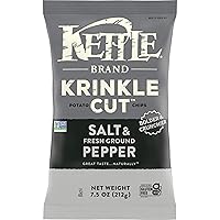 Vista 15 de Kettle Brand Papas fritas, trufa cortada Krinkle y sal marina, 7.5 onzas