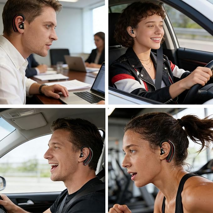 Auriculares inalámbricos Bluetooth con estuche de carga de 500mAh miniatura 7