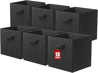 ShellKingdom Storage Bins, Foldable Fabric Storage Cube And Cloth Organizer