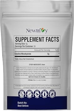 Creatine Monohydrate,Micronized, Pure,Unflavored,280g (9.8oz)
