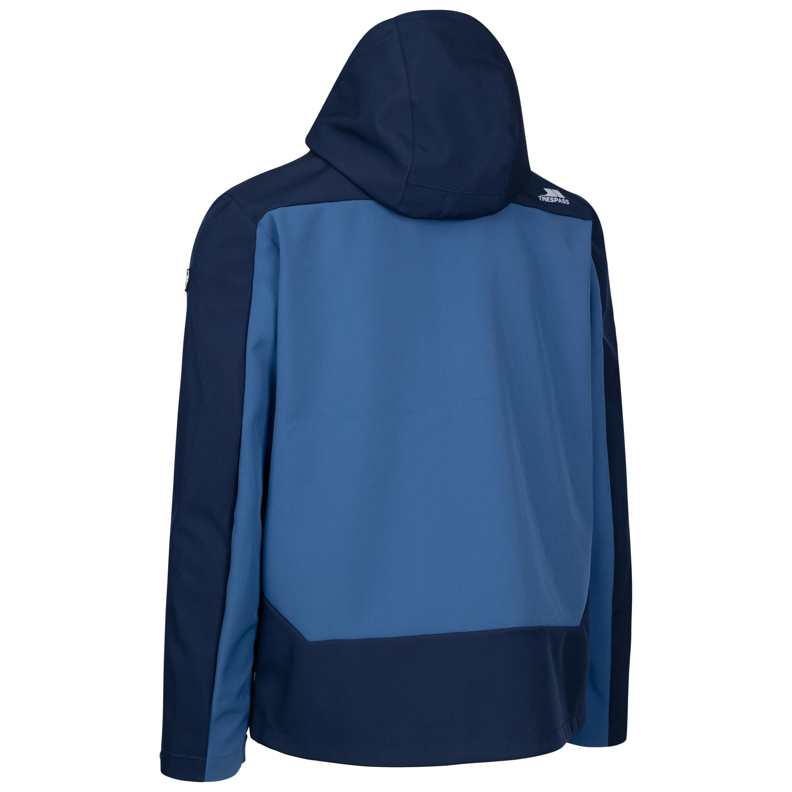 Trespass Męska kurtka softshell z kapturem i kieszeniami na zamek błyskawiczny Tamston