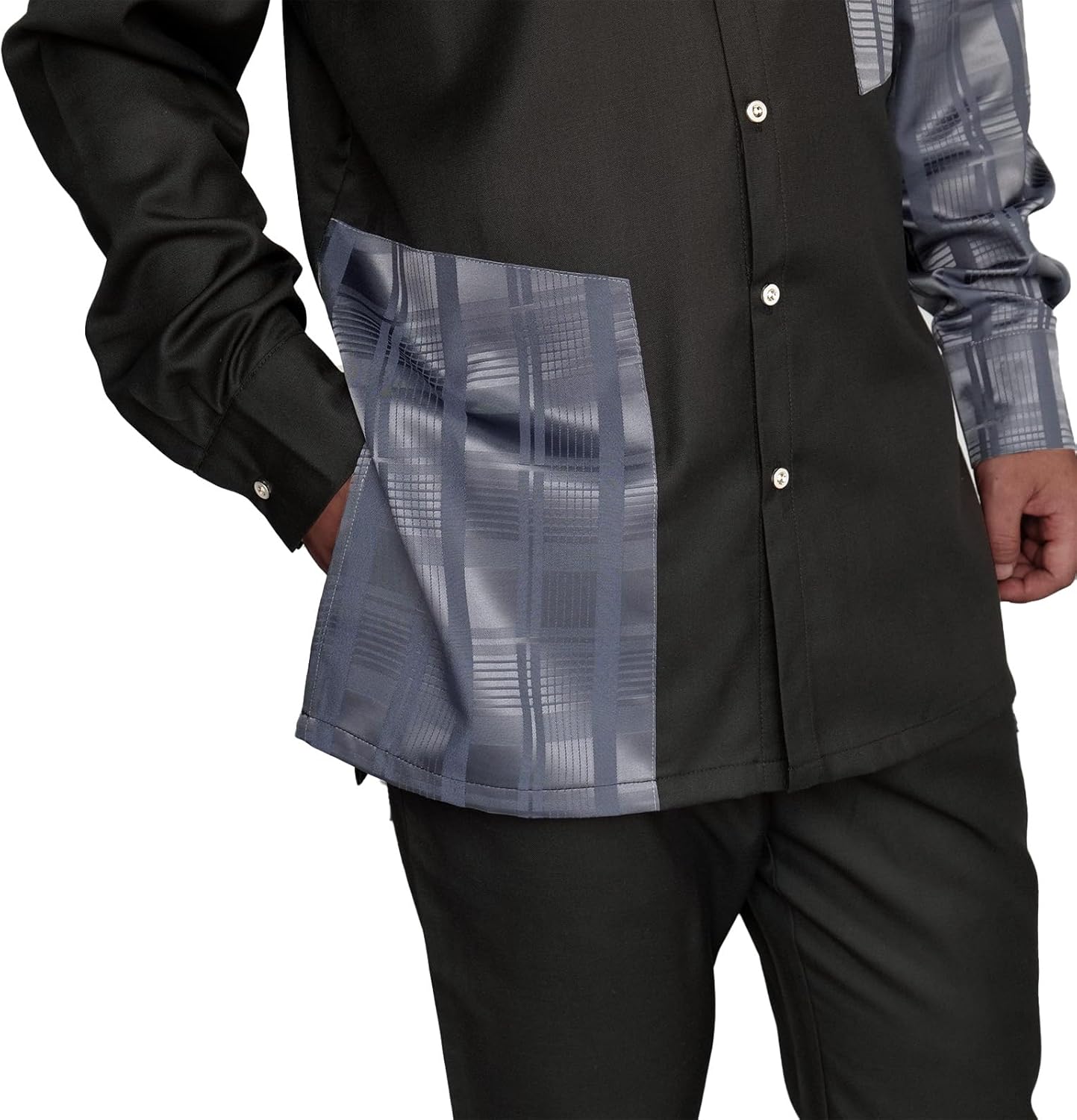 African Dashiki Suit for Men Shirt and Pants Nigerian Kente Outfit 2 Piece Set Wedding Attire Clothing
