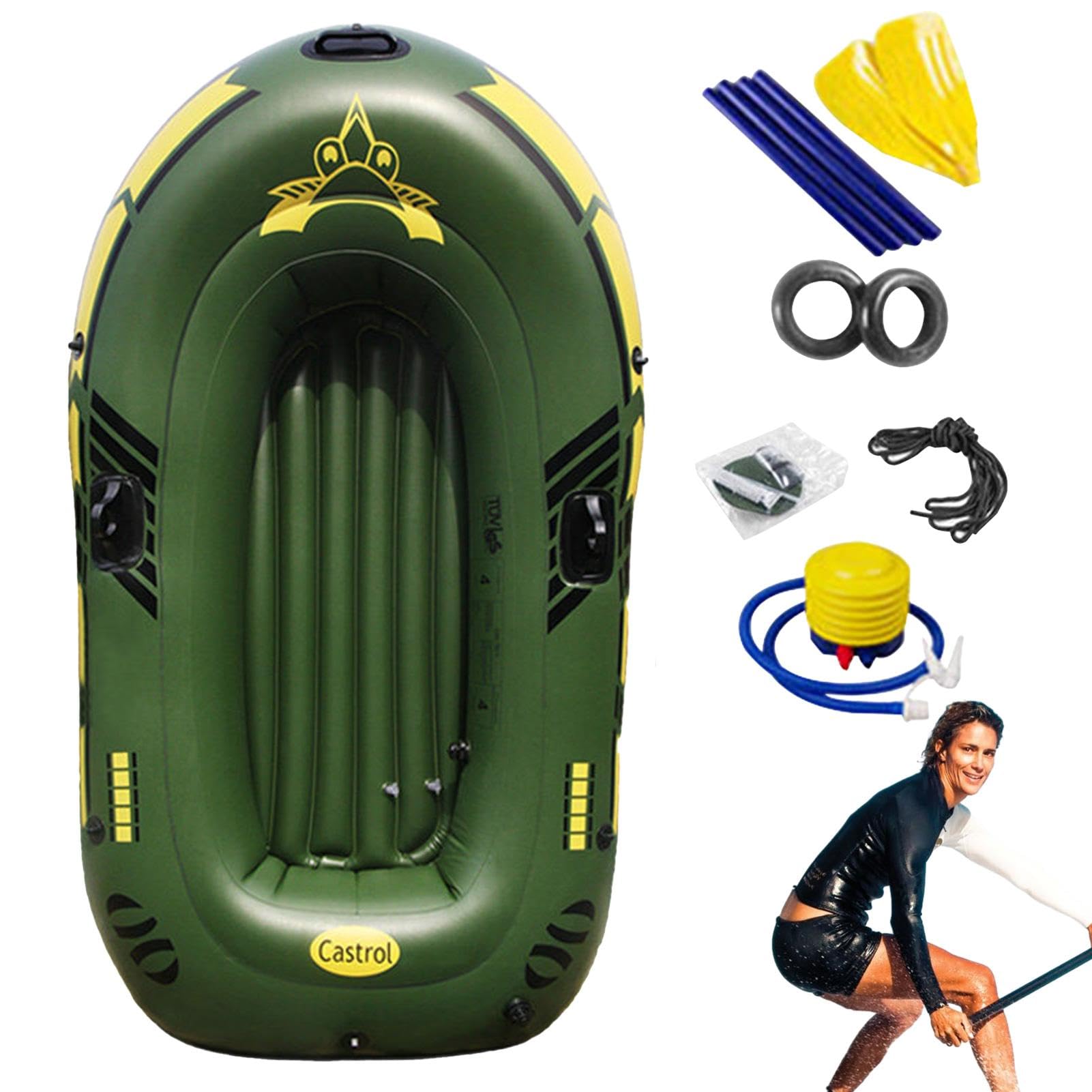 Aufblasbare Boote, 2/3 Personen, aufblasbares Boot, Raftingboot – Schwimmboot für Wassersport, 2 Personen/3 Personen, Tourenkajak, tragbares Boot, aufblasbares Boot, PVC-Challenger-Schlauchboot