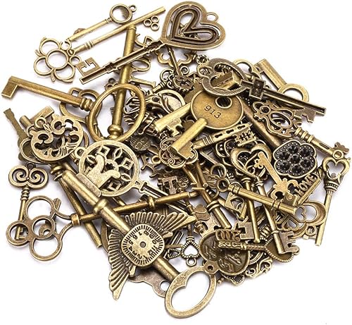Llave de bronce Materiales de decoración Ropa Ropa Hallazgos Accesorios Cuaderno Llaves Suministros Accesorios Colgantes Ne Encantos