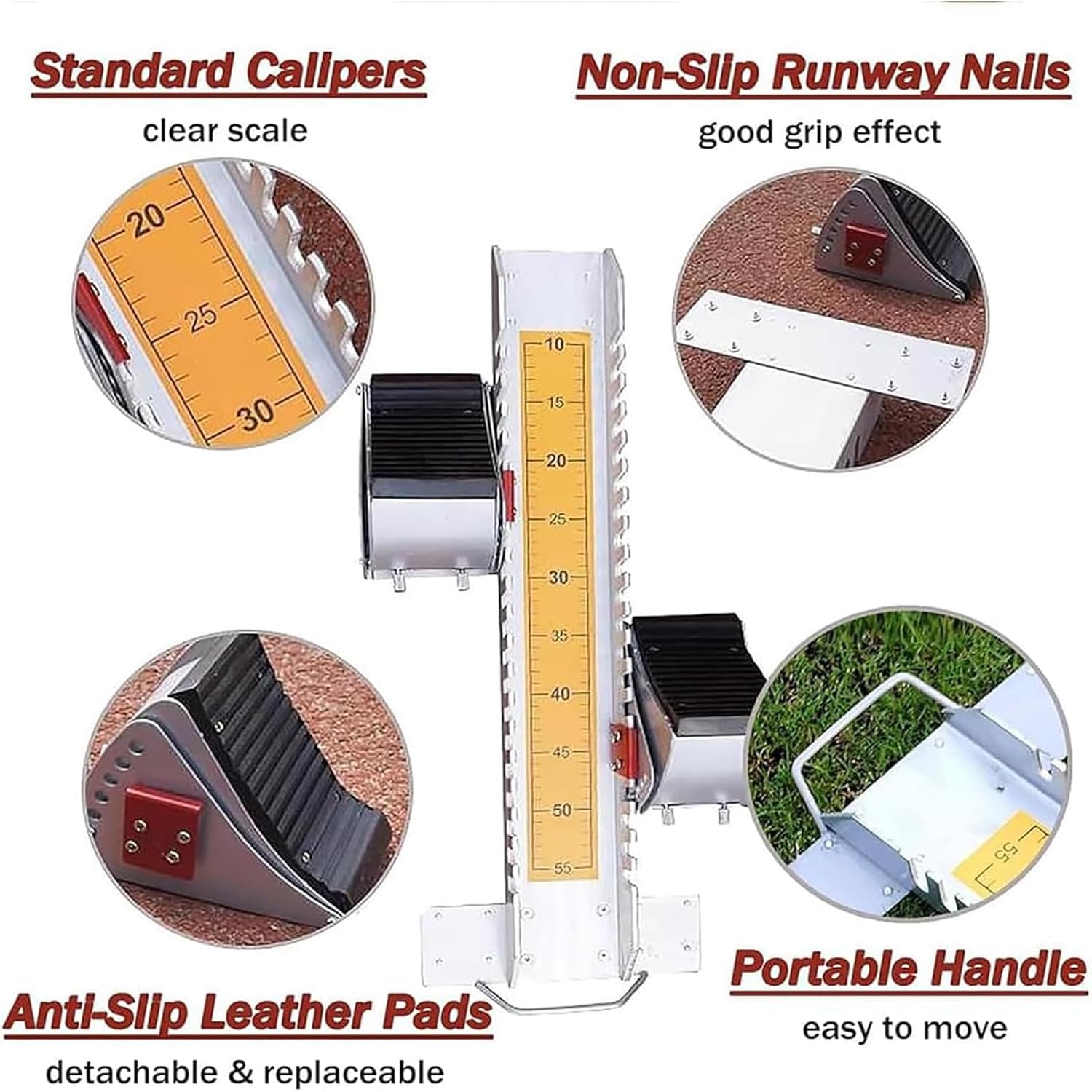 High Level Starting, Multi Function Track Starting Blocks, with Adjustable Foot Pedal, 6 Angle Adjustable, for Athletics Plastic Runway, Training