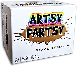 TwoPointOh Games Artsy Fartsy - Fun Family Games for Kids and Adults. Winner of USA Today's Best Gift for Families National Award