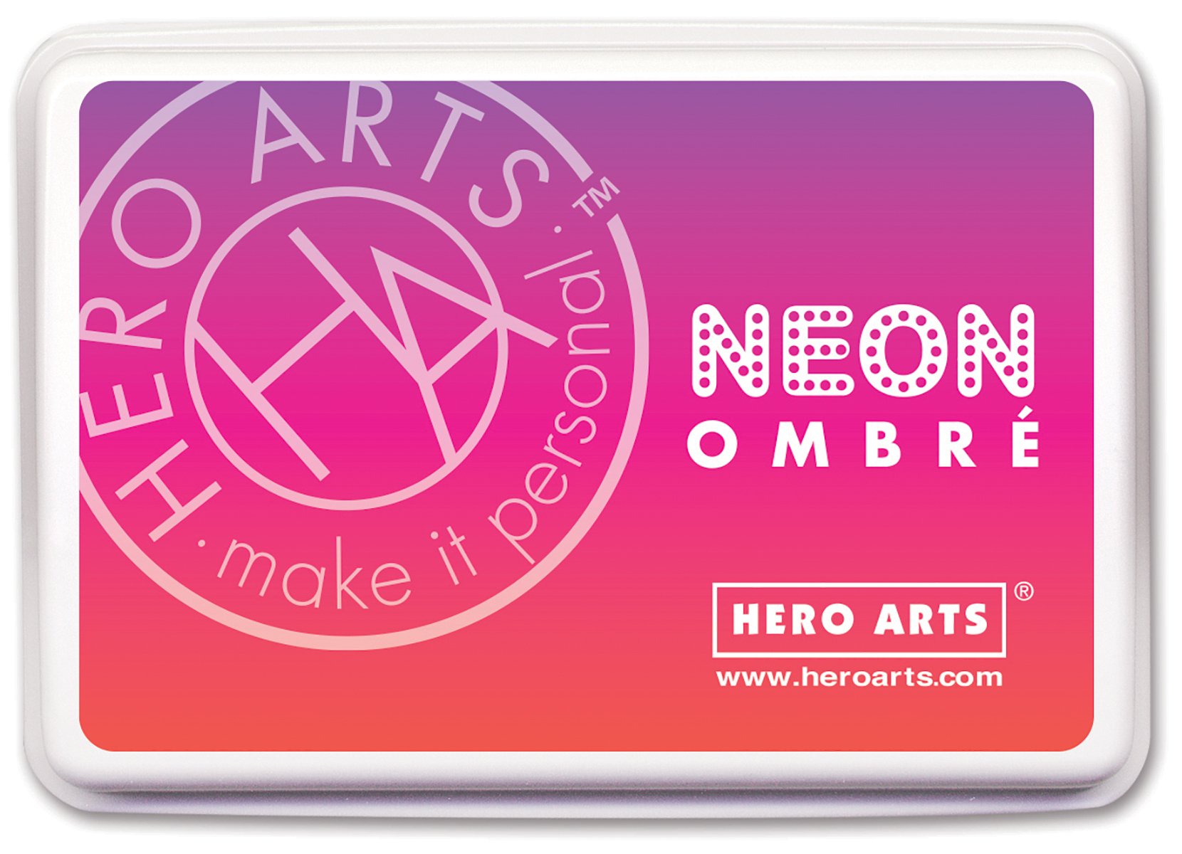 Hero Arts Ombre Ink Pad - Neon Chartreuse to Blue -6