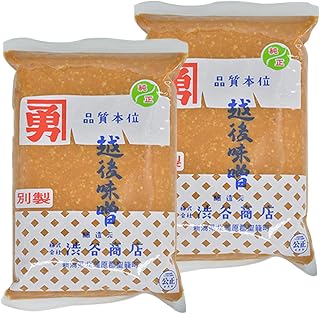 获得农林水产大臣奖获奖酿造元味噌 别产 味增 碎片 1千克×2个 国产米曲 红味增 涩谷商店 新泻名产 味噌汤 米味噌 涩谷味噌 新泻味增