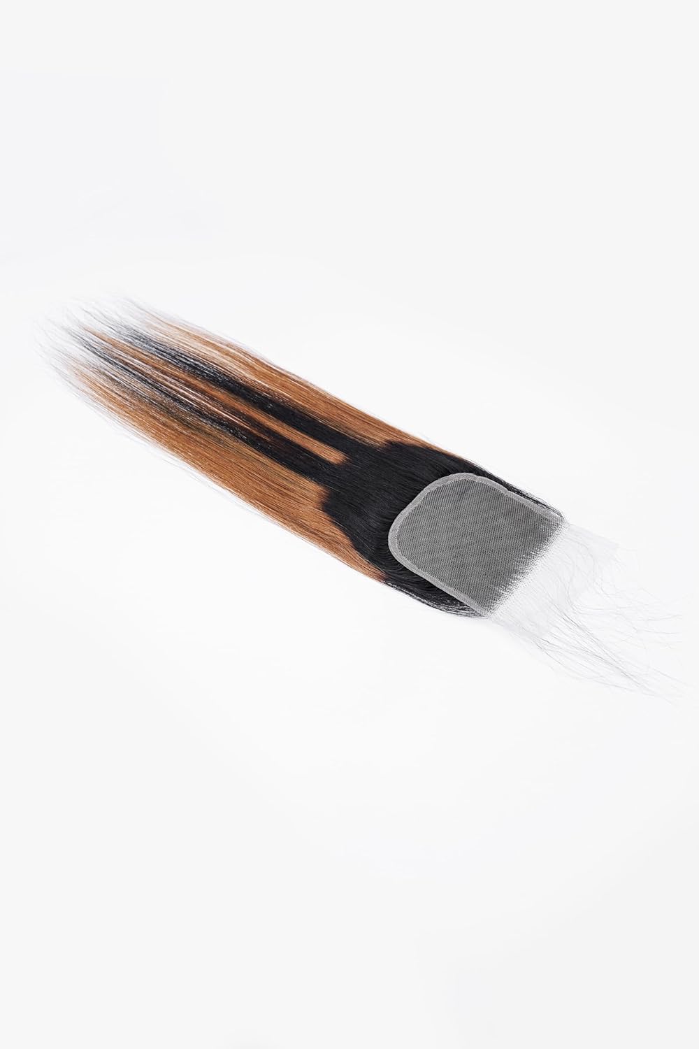 4x4 Lace Closure Free Part Straight Ombre Highlight 100% human hair Brazilian Remy Body Wave, HD Lace Closure Wigs human hair, 15A Lace Front Wigs Hair (P1B/30, 10)