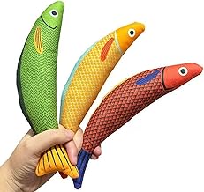 Cat Toys, Catnip Toys,with Crinkle Sound,Soft and Durable, Interactive Chew & Kicker Toys for Cats, 9.4 Inch for All Breeds, 3Pcs