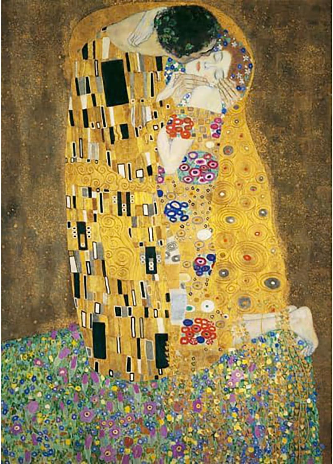 Ravensburger - Puzzle 1000 Pezzi Klimt: Il Bacio | Puzzle 1000 Pezzi Arte Con Una Misura Di 70x50 Cm | Regalo Per Adulti E Bambini Da 14 Anni E Più