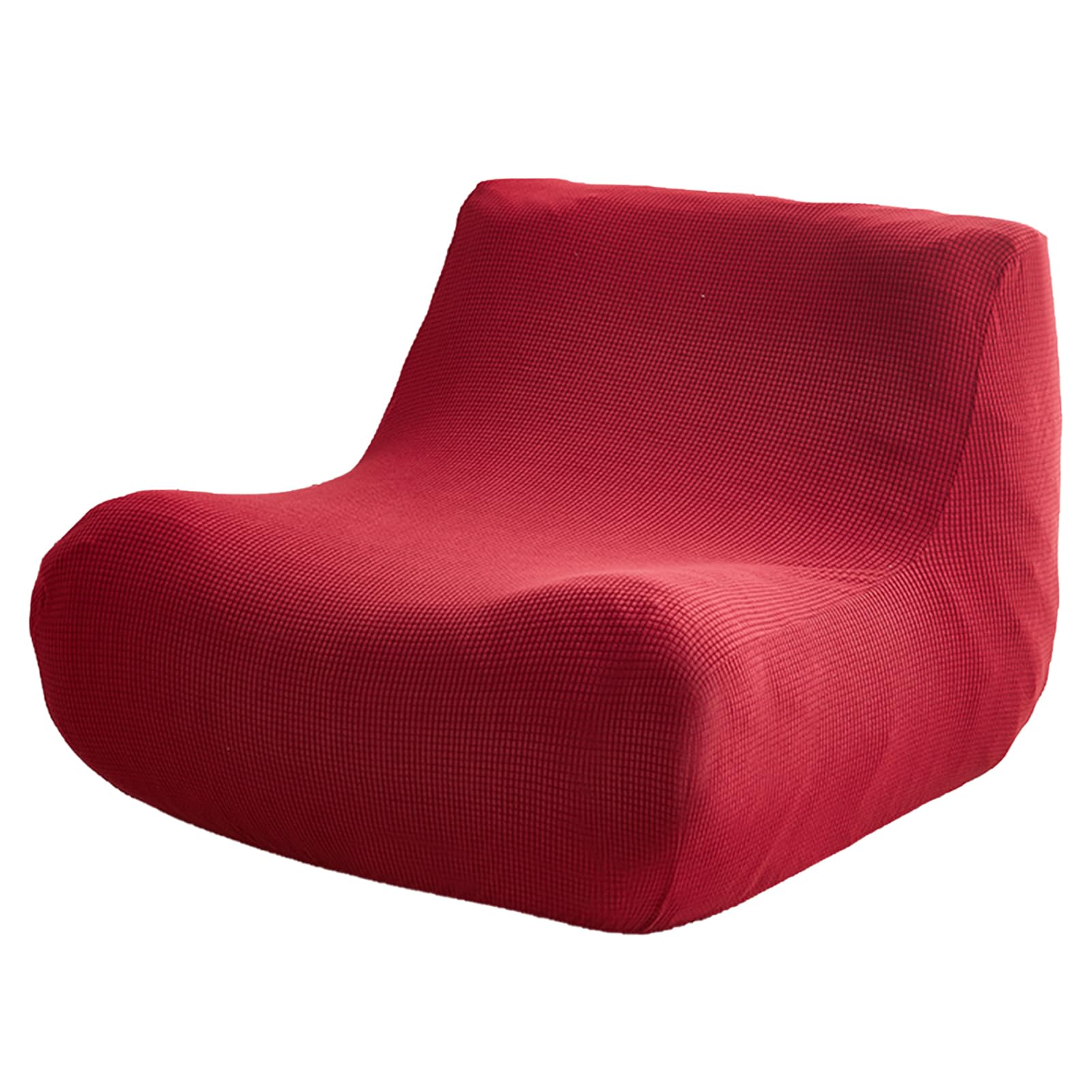 ZHUIYUAN Comfy Fireside Chair Covers, Stretch Armless Lounge Sofa Slipcover, Lazy Floor Couch Furniture Protector Bean Bag Couch Cover Togo Sofa Cover