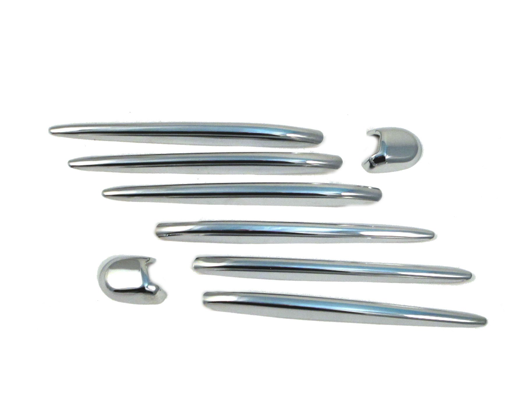 ATEX Chrome Hood Vent Fin+Nozzle Cover Trim For W164 X164 ML350/Come with 3M Self-adhesive Stickers