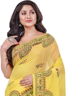 dB DESH BIDESH Women's Pure Cotton Tribal Art Warli Handloom Cotton Saree with Blouse Piece Traditional Saree Handloom for... Price In India