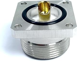 WORLDPEAK Coaxial Connectors 7/16DIN L29 Female 32mm Flange Panel Connector