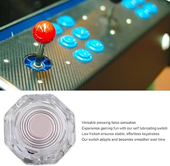 Amazon.co.jp: アーケードボタン、レッドスイッチメカニカル