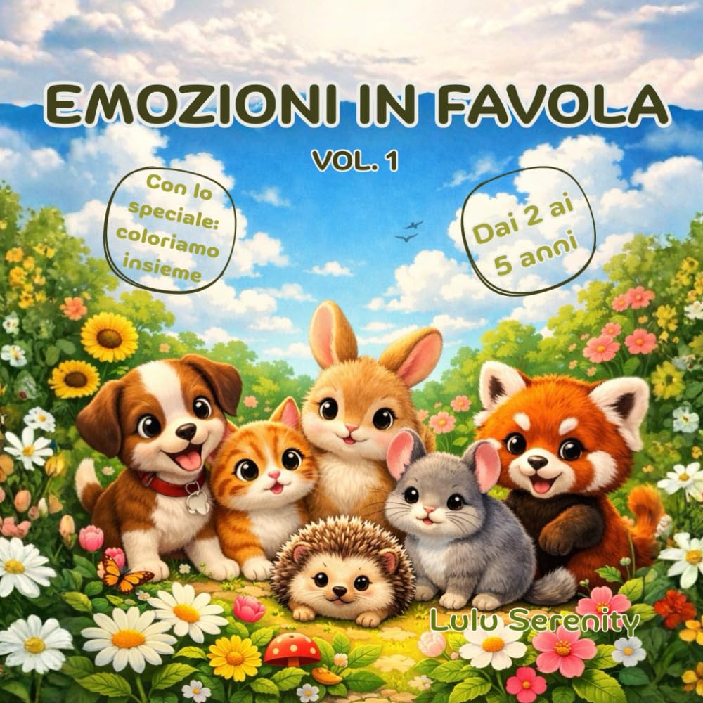 Emozioni in favola: Un libro illustrato delle emozioni che aiuta i bambini a riconoscere, comprendere e gestire le emozioni, attraverso una favola semplice e coinvolgente.